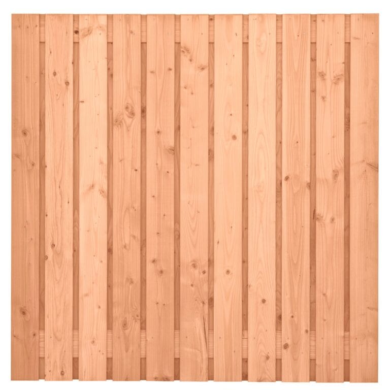 Tuinscherm Douglas geschaafd 23-planks (21 + 2) Harz 180 x 180 cm